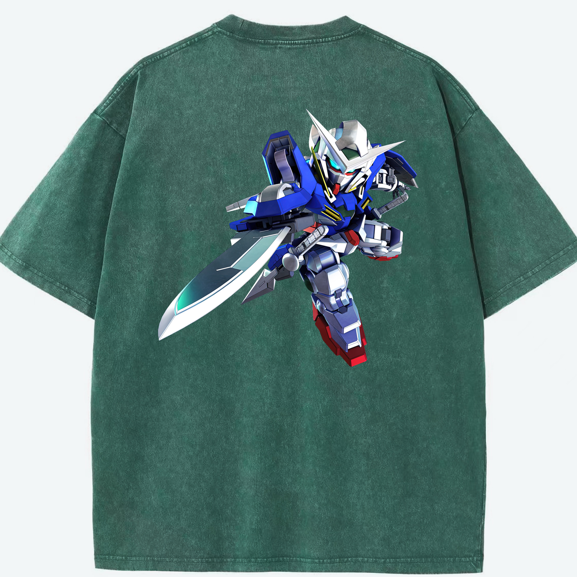 （画像用） 機動戦士ガンダム Mobile Suit Gundam 綿100% ヴィンテージ風 半袖Tシャツ（背面プリント）